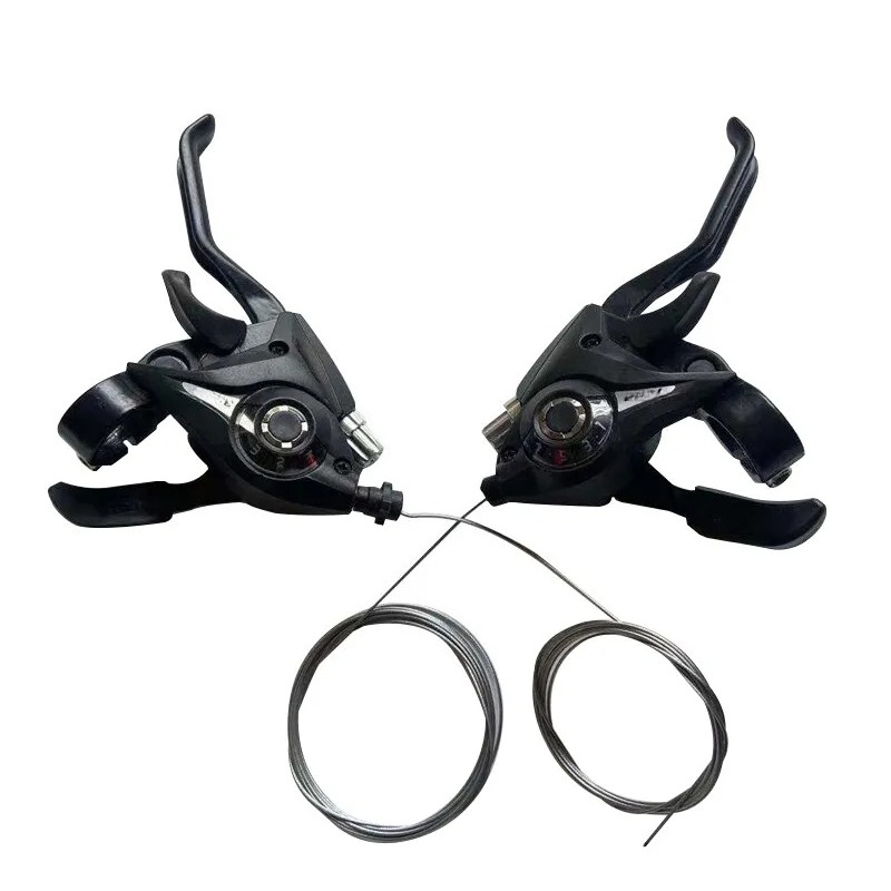 Mountain Biking Uk - Voor Shimano ST-EF51 GEAR Schakelset 3x7