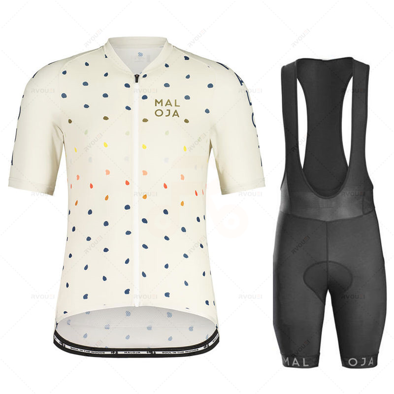 Mountain Biking Underwear - Maloja Cycling Jersey-kledingset, korte broek, gelpad,