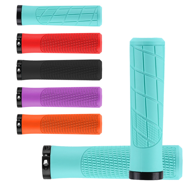 Mtb Grip Lock On - Rubberen Stuurgrepen Opvouwbare Balansfietsgrepen Schokbestendige Antislip