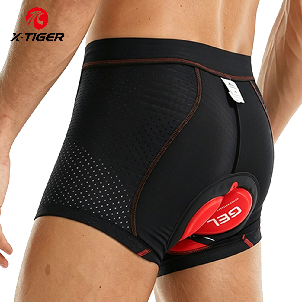 Mountain Biking Underwear - X-Tiger Fietsondergoed Pro 5D Gel Pad