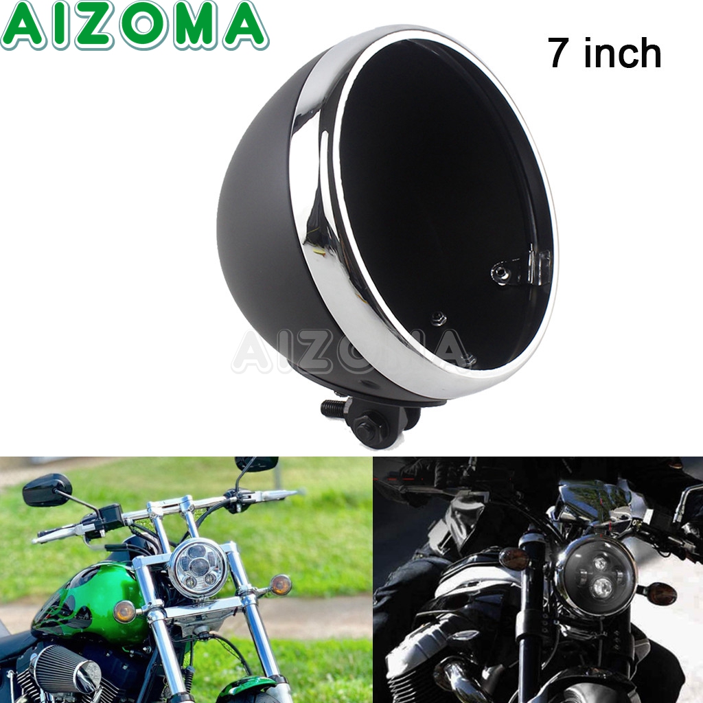 Xtreme Mountain Biking - Universele motorfiets retro lichtemmer 7 inch