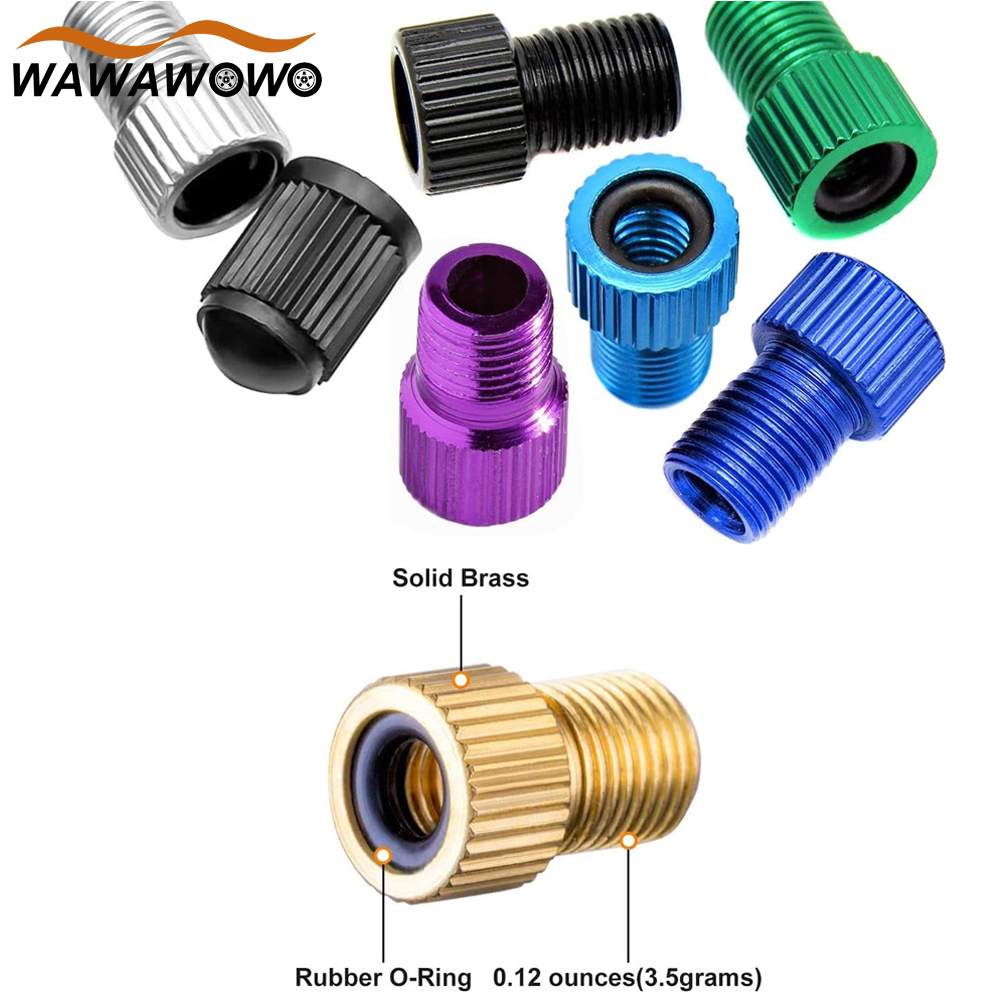 Mountain Biking Uk - 1Set Presa Ventiel Adapter, Frans/Uk Naar