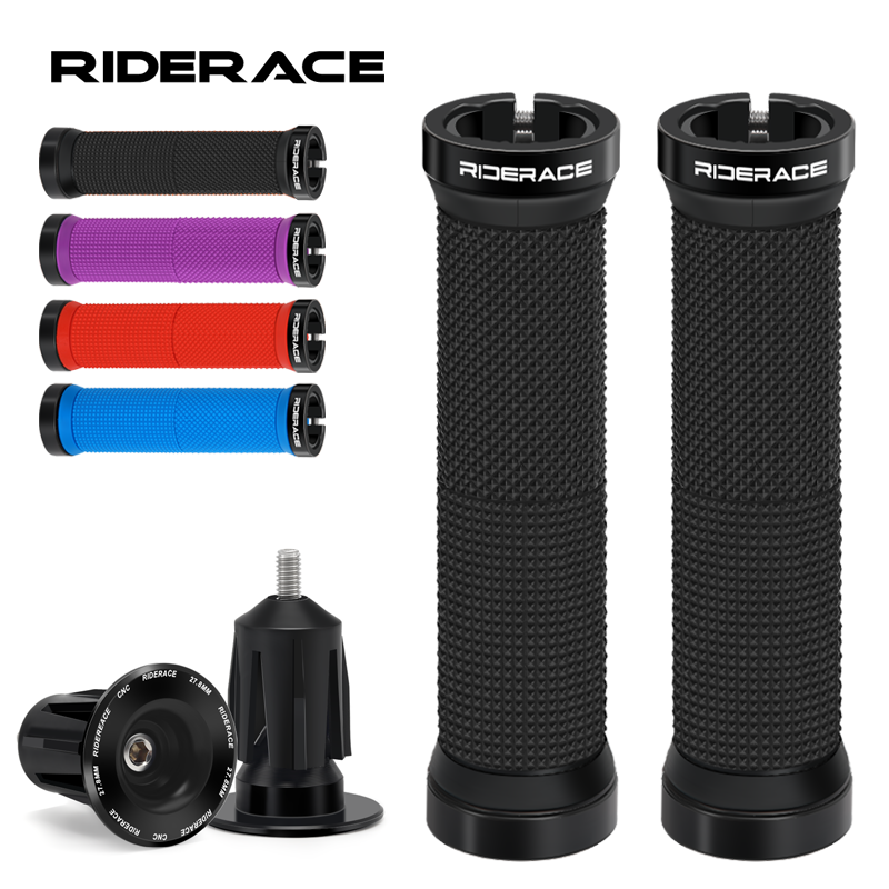 Mtb Grip Lock On - 1 Paar Fietsgrepen Met Eindkap Vaste