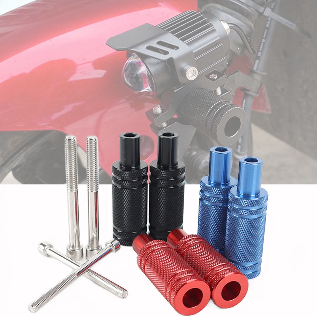 Xtreme Mountain Biking - Motorfiets koplampbevestiging verstelbare spatbordbeugel M8 M6
