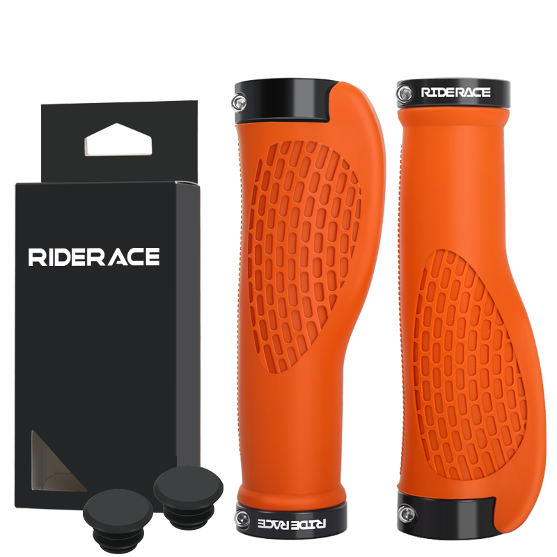 Mtb Grip Lock On - Fietsrubberen handvatten MTB Dual Lock stuurhoezen
