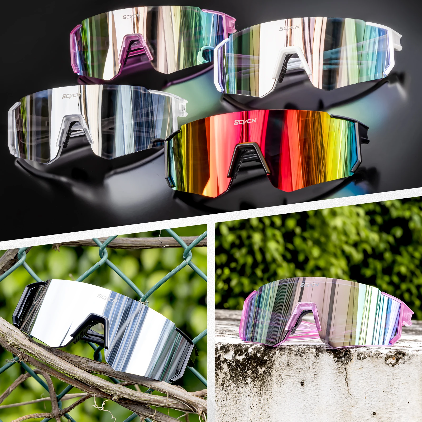 SCVCN Nieuwe Meekleurende Fiet - Mountain Biking Goggles recensie en prijs