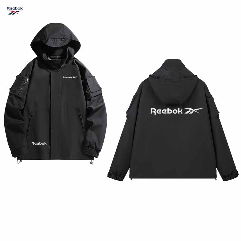 Reebok jack met capuchon en ri - Mountain Biking Rain Jacket recensie en prijs