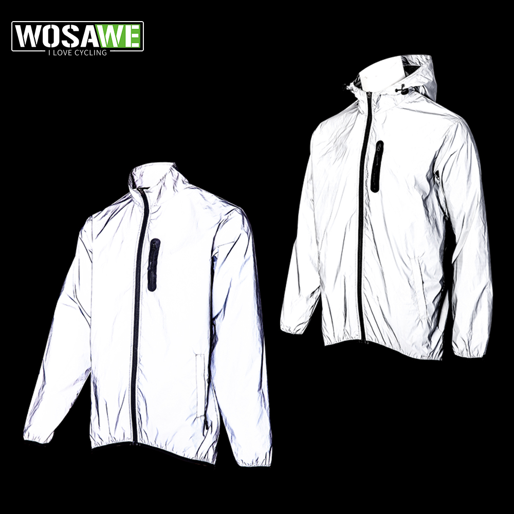 WOSAWE Volledig reflecterende  - Mountain Biking Rain Jacket recensie en prijs