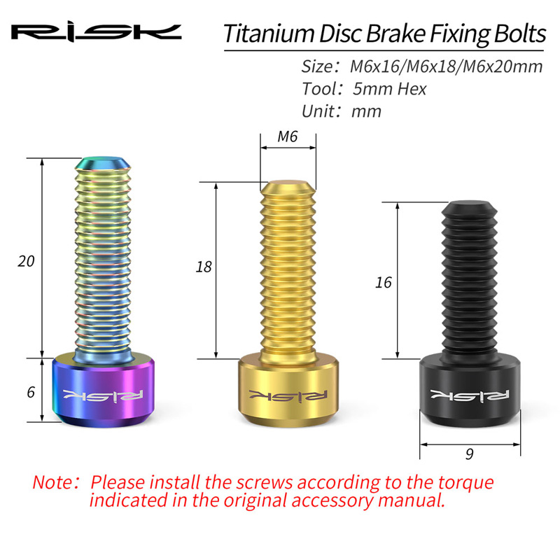 Titanium Remklauw Schroef M6 T - Hydraulic Brake Bleed recensie en prijs