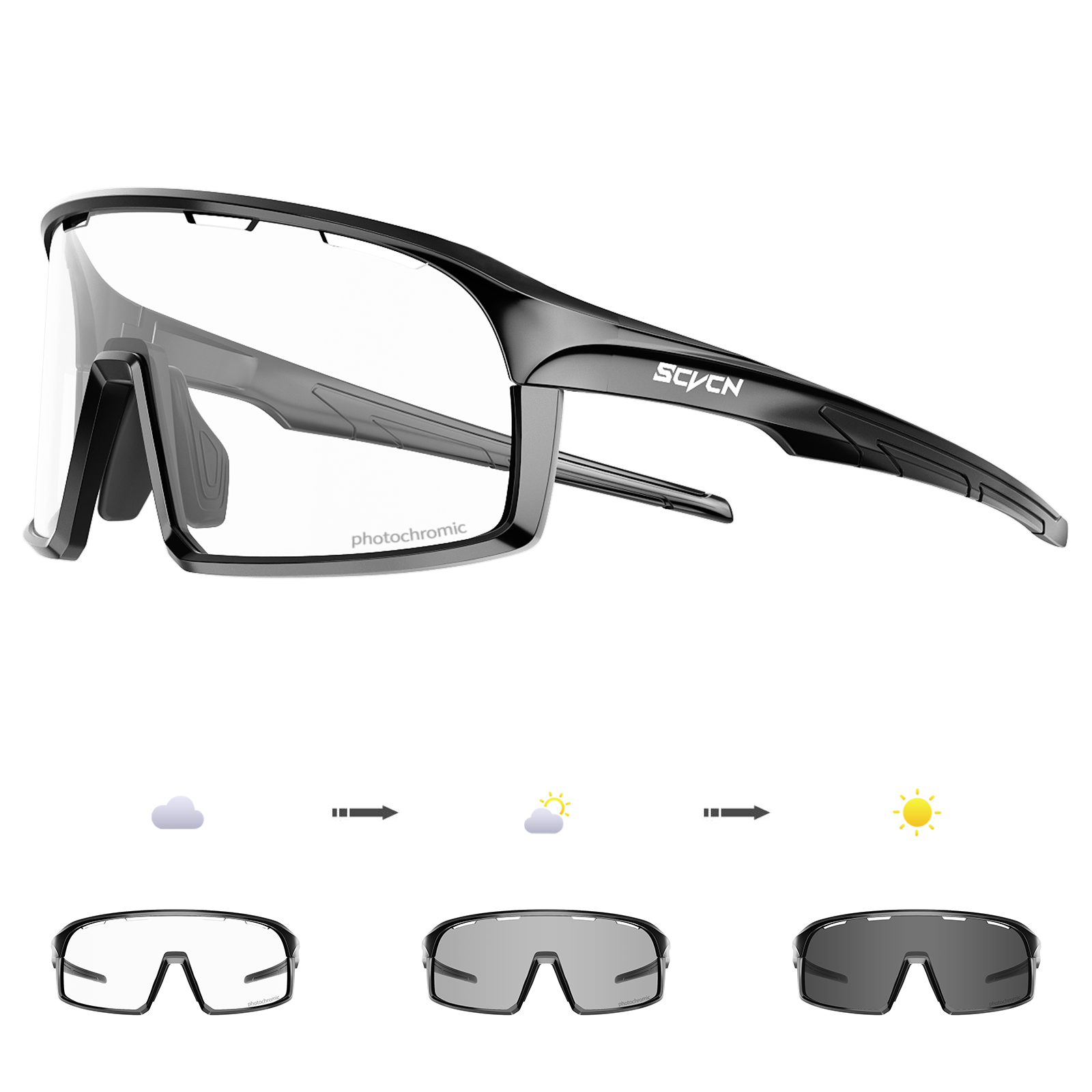 SCVCN Fotochromatische zonnebr - Mountain Biking Goggles recensie en prijs