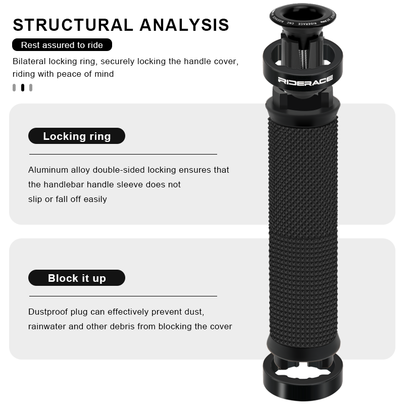 1 Paar Fietsgrepen Met Eindkap - Mtb Grip Lock On recensie en prijs
