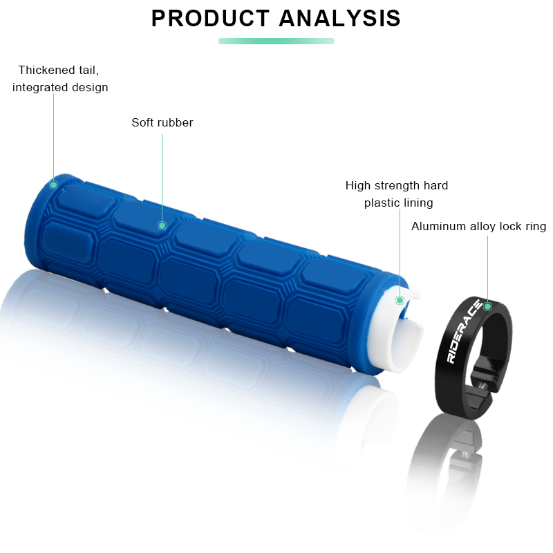 RIDERACE Fietsstuurhoes Rubber - Mtb Grip Lock On recensie en prijs