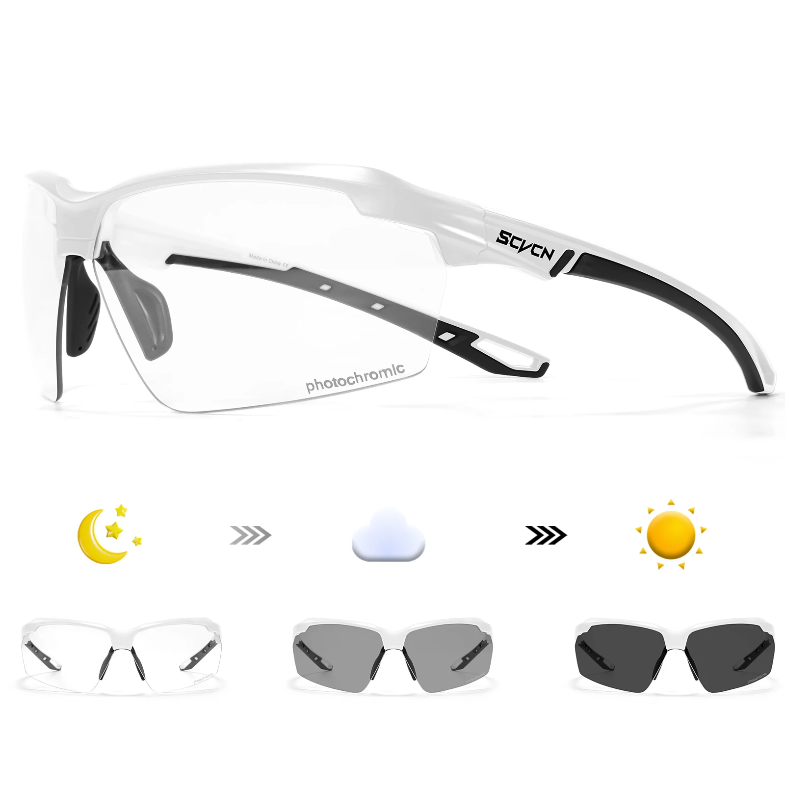 SCVCN Meekleurende fietszonneb - Mountain Biking Goggles recensie en prijs